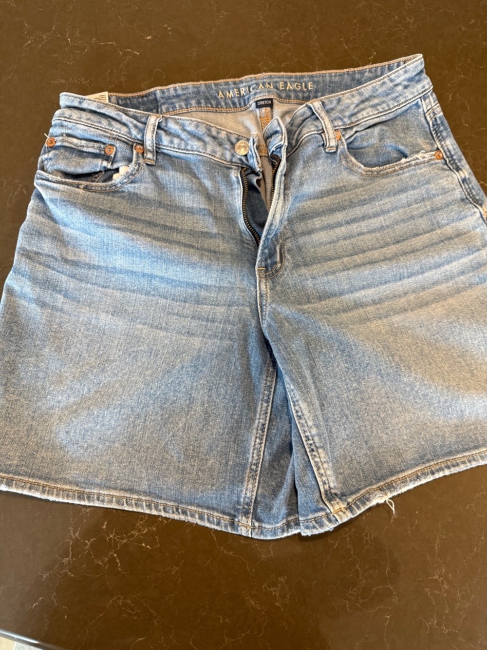 American Eagle Outfitters Light Blue Denim Women’s Short